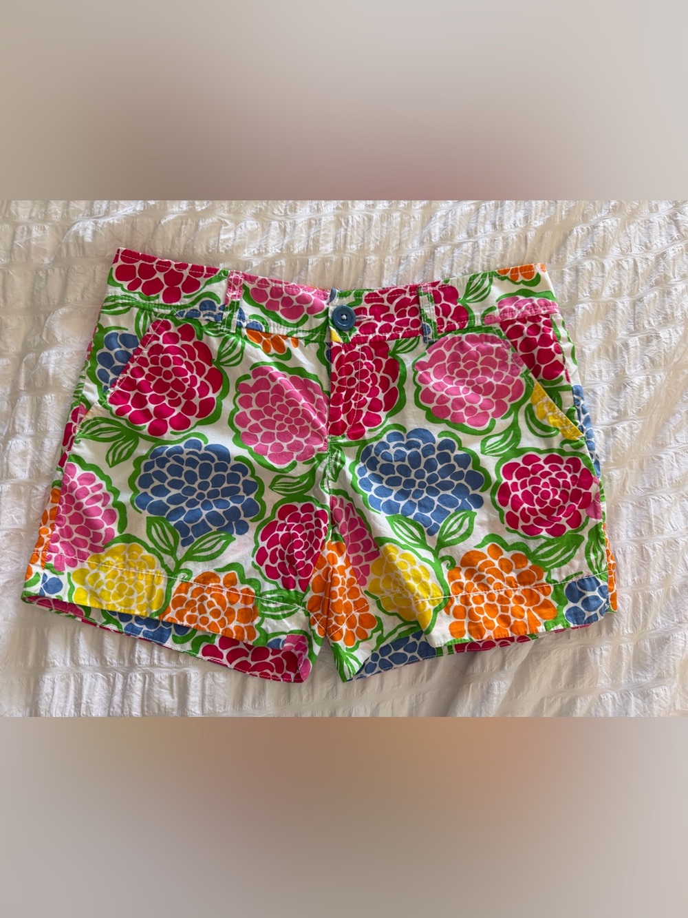 Lilly Pulitzer Floral Multi-Color Women’s Cotton Shorts